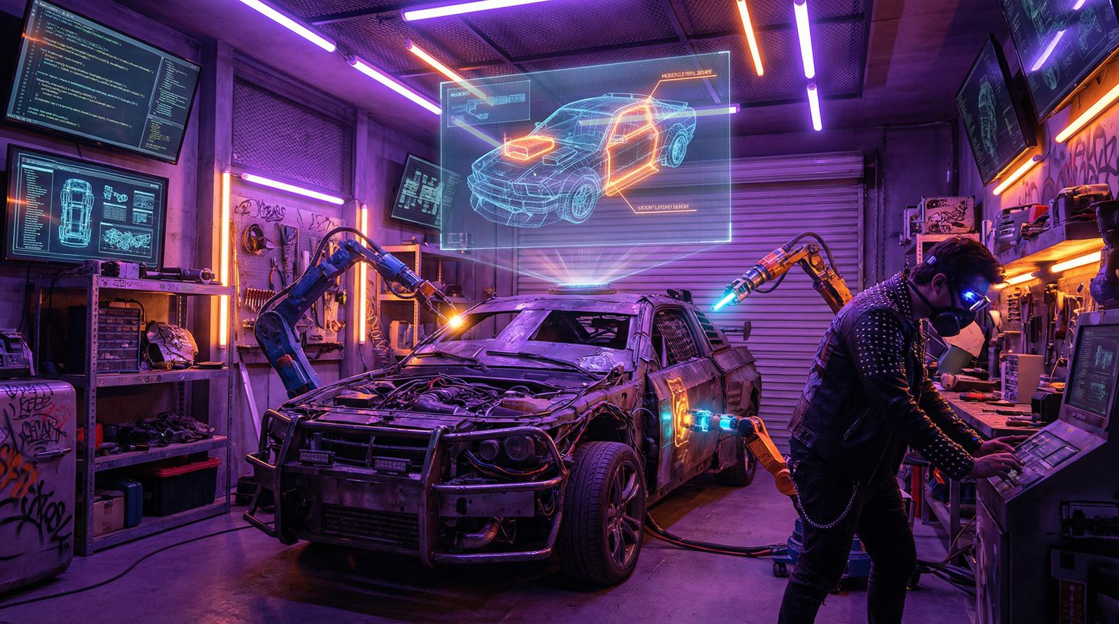 麻豆传媒AI汽车改装视频